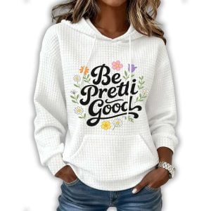 Women’s Be Pretti Good Minneapolis Resist Waffle Hoodie