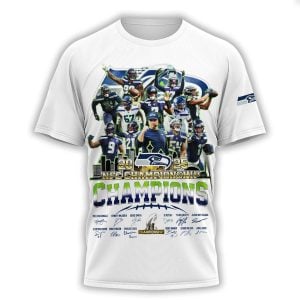 Seahawks 2025 NFC Championship Champions Shirt2