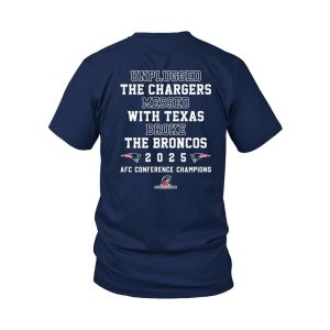 Congrats Patriots 2025 AFC Conference Champs Two Sided Shirt2