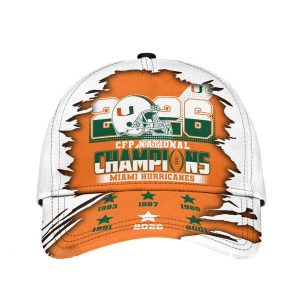 Hurricanes 2026 CFP National Champions Classic Cap1
