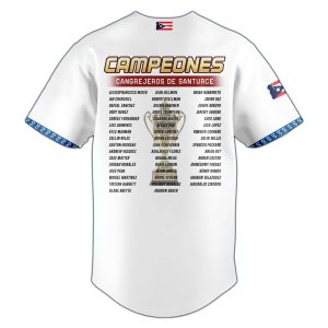 Cangrejeros Campeon de la LBPRC 2026 Jersey2