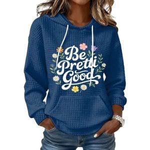 Womens Be Pretti Good Minneapolis Resist Waffle Hoodie1