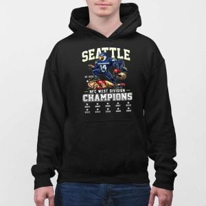 2025 Seahawks NFC West Champions Two Sided Shirt 4