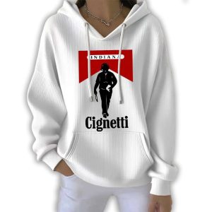 Curt Cignetti Indiana Marlboro Pit Striped Hoodie 2