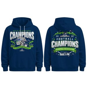 Seahawks 2025 NFC Champions Hoodie