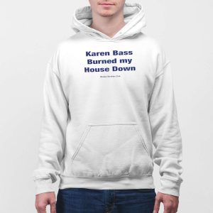 Karen Bass Burned My House Down Malibu Dirtbike Club Shirt 4