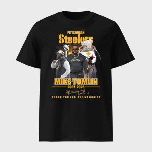 Steelers Mike Tomlin 2007 2025 Thank You For The Memories Shirt 1