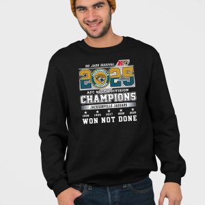 2025 Jaguars AFC South Champs GO JAGS DUUUVAL Shirt 4 2025 Jaguars AFC South Champs GO JAGS DUUUVAL Shirt 5