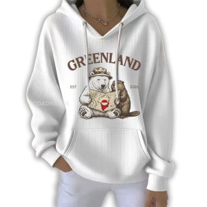 Bears Beaver Greenland Est 2026 Pit Striped Hoodie