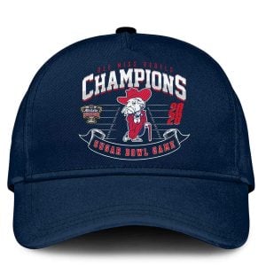 2026 Ole Miss Sugar Bowl Champions Quarter Zip Hoodie3