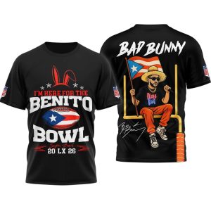 Im Here For The Benito Bowl Bad Bunny 2026 Shirt1