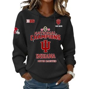 2026 Indiana University CFP National Champions Waffle Hoodie 2 2026 Indiana University CFP National Champions Waffle Hoodie2