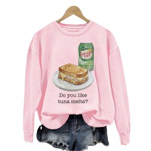 Womens Retro Do You Like Tuna Melts Sweatshirt1
