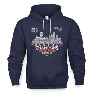 Patriots Skyline SB LX Champions Shirt1