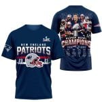 2025 Patriots SupeBowl Champions Shirt