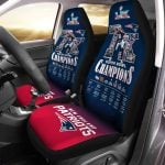 2026 Patriots 7x Super Bowl Champions Car Seat Covers