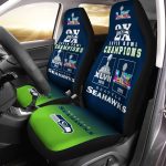 2026 Seahawks 2x Super Bowls Champions Car Seat Covers