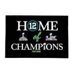 2026 Seahawks Home Of Champions Mat For 12s Fans