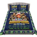2026 Seahawks Super Bowl Champions Bedding Set