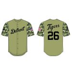 2026 Tigers Military Appreciation Jersey Giveaway