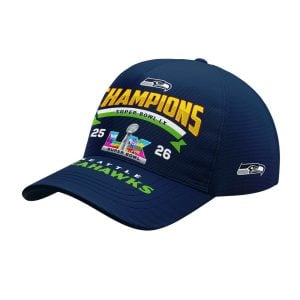 Seahawks Super Bowl LX Champions Classic Cap1