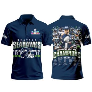 Seahawks SupeBowl LX Champions Polo Shirt