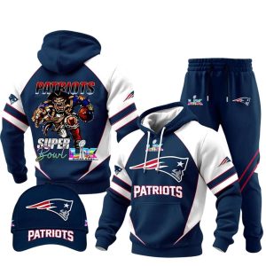 NE Patriots Super Bowl 2026 Hoodie Pants Classic Cap