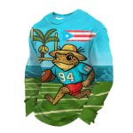 Bad Bunny Puerto Rico SB LX Halftime Show Waffle Sweatshirt