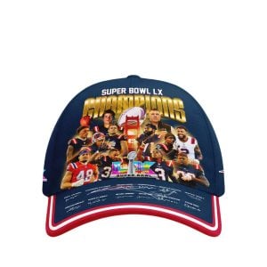 Patriots Super Bowls LX Champions Classic Cap