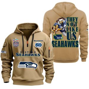 Seahawks Super Bowl LX USA 250 Quarter Zip Hoodie1