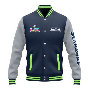 Super Bowl LX Seahawks Champions Baseball Jackets 2