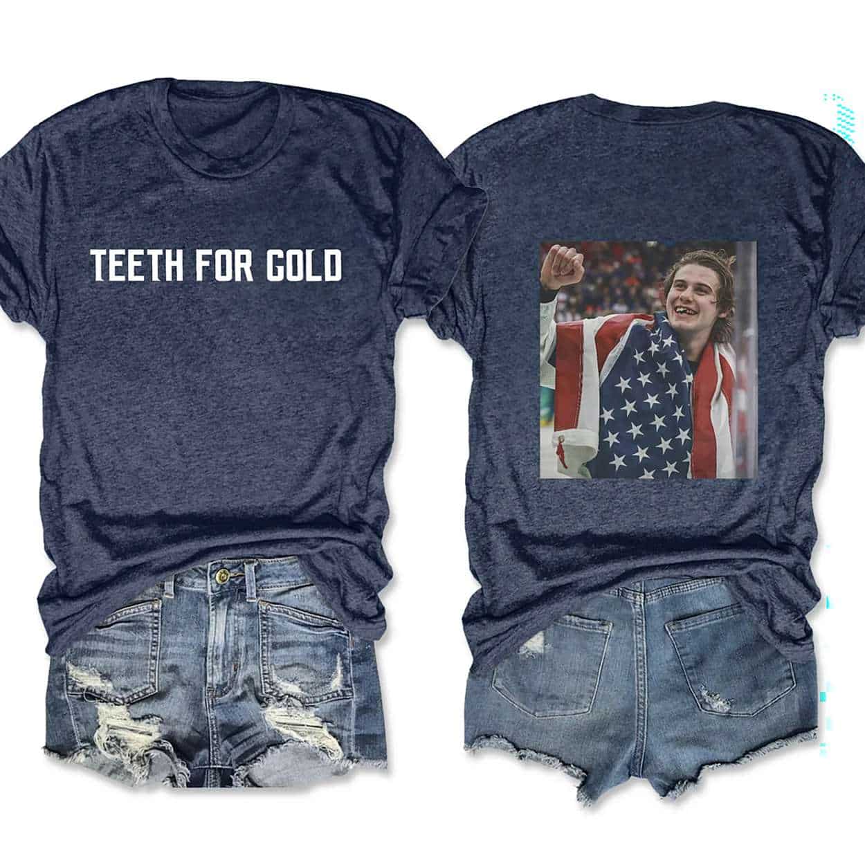 Jack Hughes Teeth For Gold Tee Jack Hughes Teeth For Gold Tee