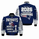 Patriots Super Bowl 2026 Champions Bomber Jacket