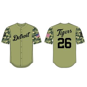 2026 Tigers Military Appreciation Jersey Giveaway