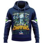 Seahawks Super Bowl 2026 Champions Hoodie