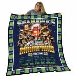 Seahawks Super Bowl LX Champions Blanket