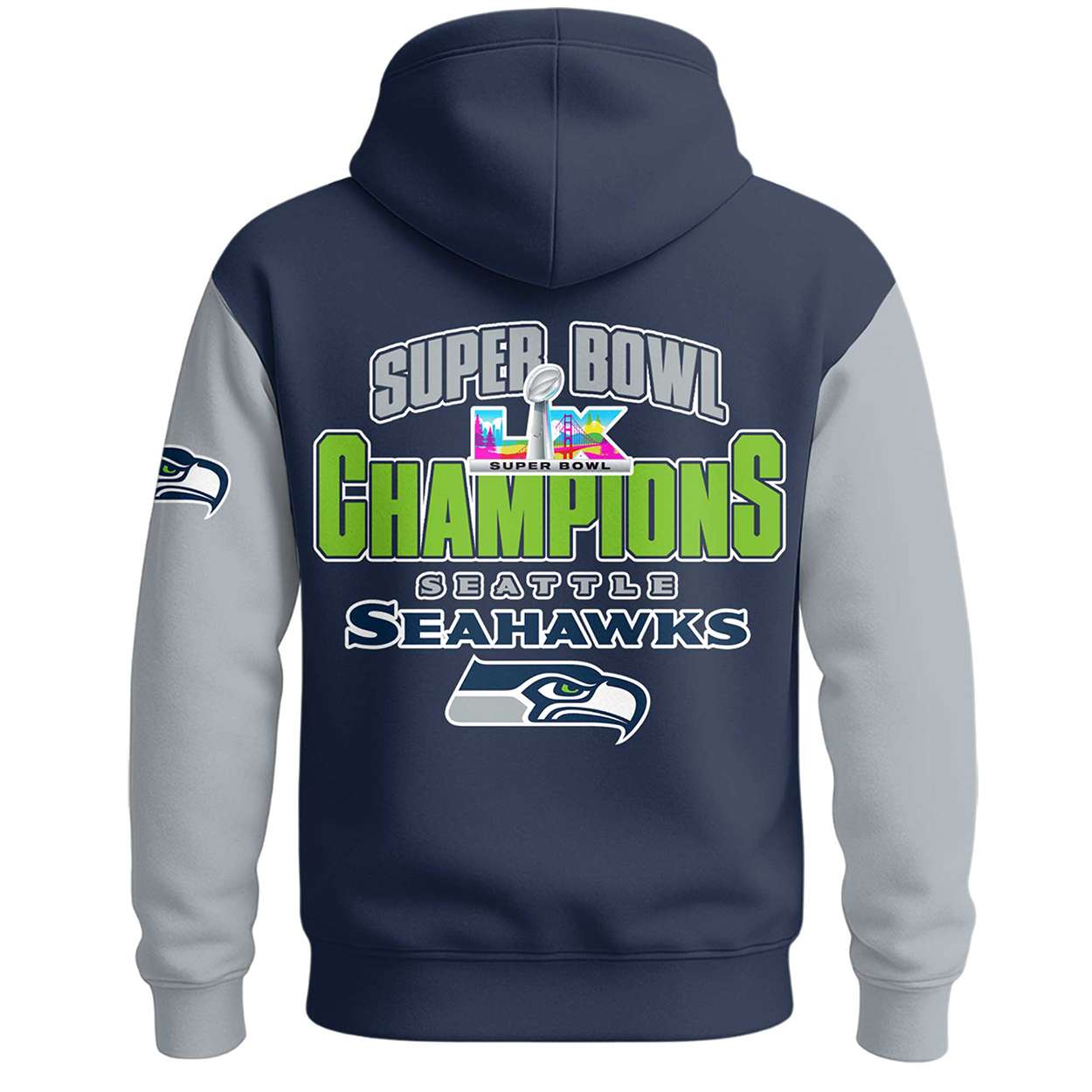 Super Bowl LX Seahawks Champions Hoodies Super Bowl LX Seahawks Champions Hoodies