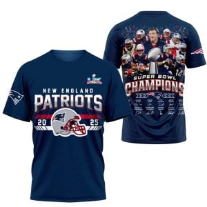 2025 Patriots SupeBowl Champions Shirt