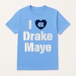 UNC Football I Heart Drake Maye Shirt