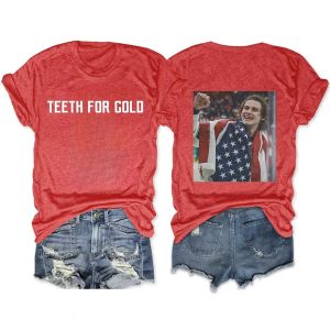 Jack Hughes Teeth For Gold Tee 3 Jack Hughes Teeth For Gold Tee3