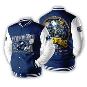 Seahawks Super Bowl 2026 Champs Baseball Jacket
