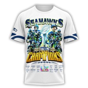 2026 Seahawks Super Bowl Champions Signature Shirt2