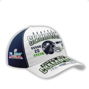 2025 Seahawks SupeBowl Champions Classcic Cap 4