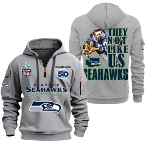 Seahawks Super Bowl LX USA 250 Quarter Zip Hoodie2