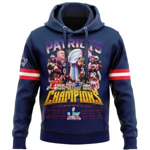 Patriots Super Bowl 2026 Champions Hoodie