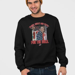 Jack Hughes Blood Sweat And Teeth For The Gold USA Hockey Gold Medal Shirt 4