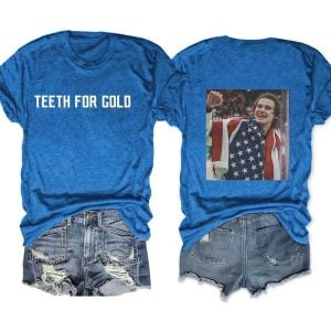 Jack Hughes Teeth For Gold Tee 1 Jack Hughes Teeth For Gold Tee1