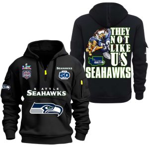 Seahawks Super Bowl LX USA 250 Quarter Zip Hoodie