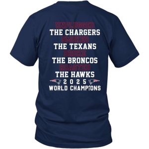 Patriots 7x World Champs Undisputed Two Sided Shirt2