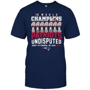 Patriots 7x World Champs Undisputed Two Sided Shirt1
